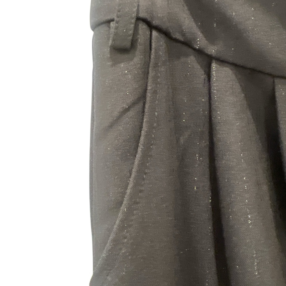 7 For All Mankind Women’s Black Dress Pants Size S High Rise Pleated Office - Picture 4 of 10